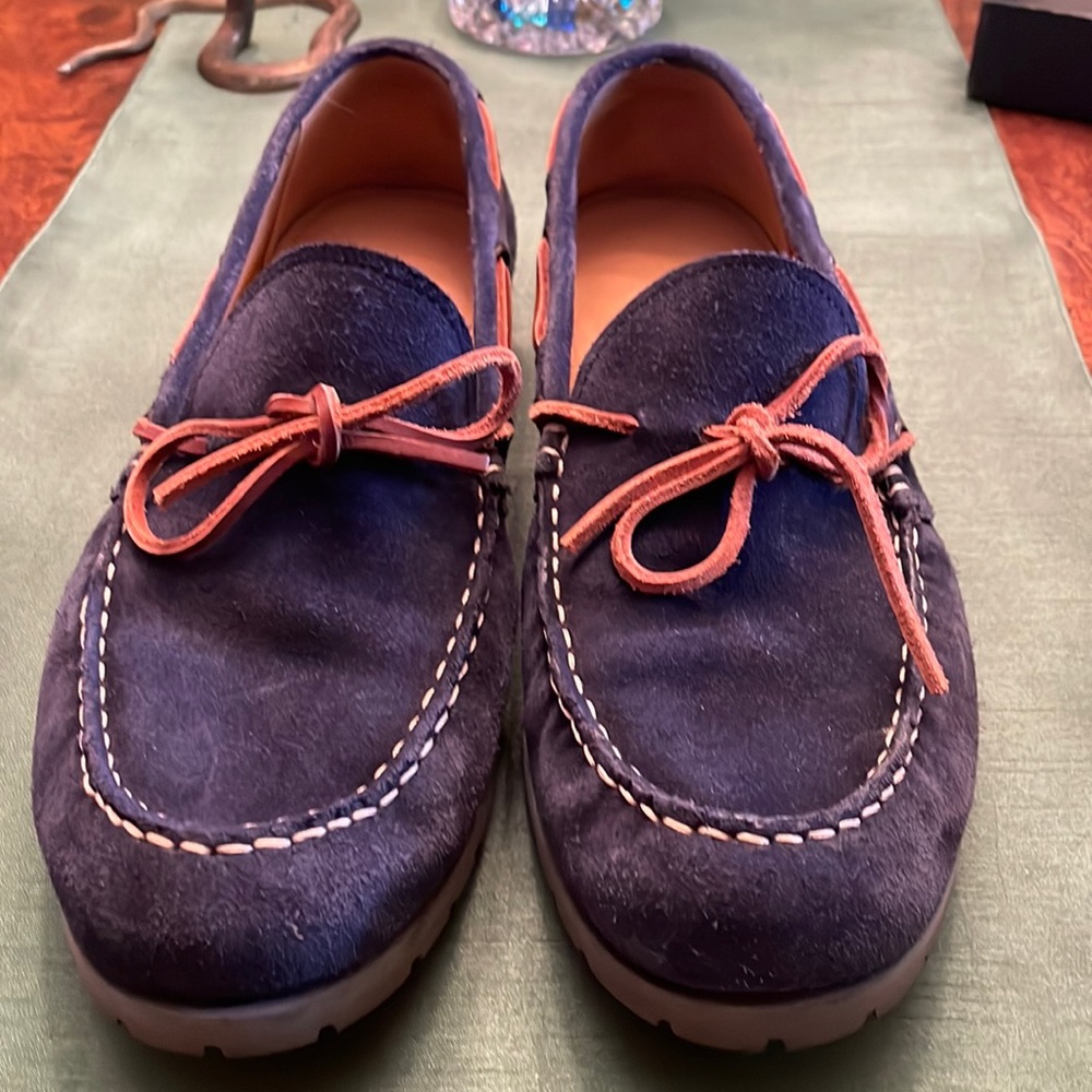 Mens J Crew Suede Loafers